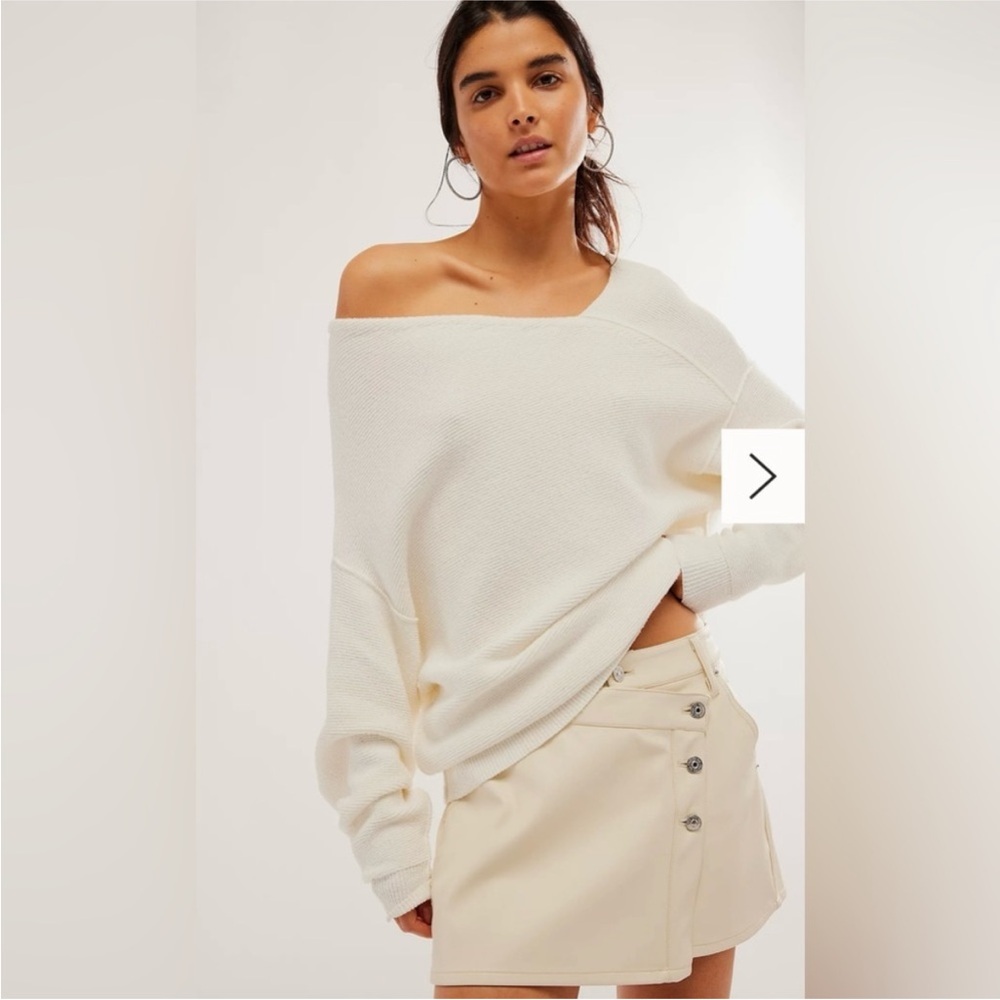 Free People We The Free Wynne Vegan Skirt Button Size 30